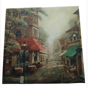 Charle's Cafe Canvas Print